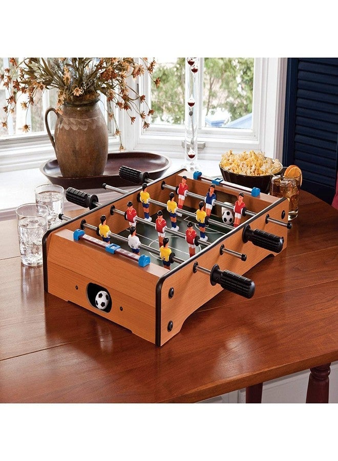 vikings Wooden Mid-Sized Foosball Mini Football Table Soccer Game, 51X31X10 cm 20 Inches for Kids - Image 3